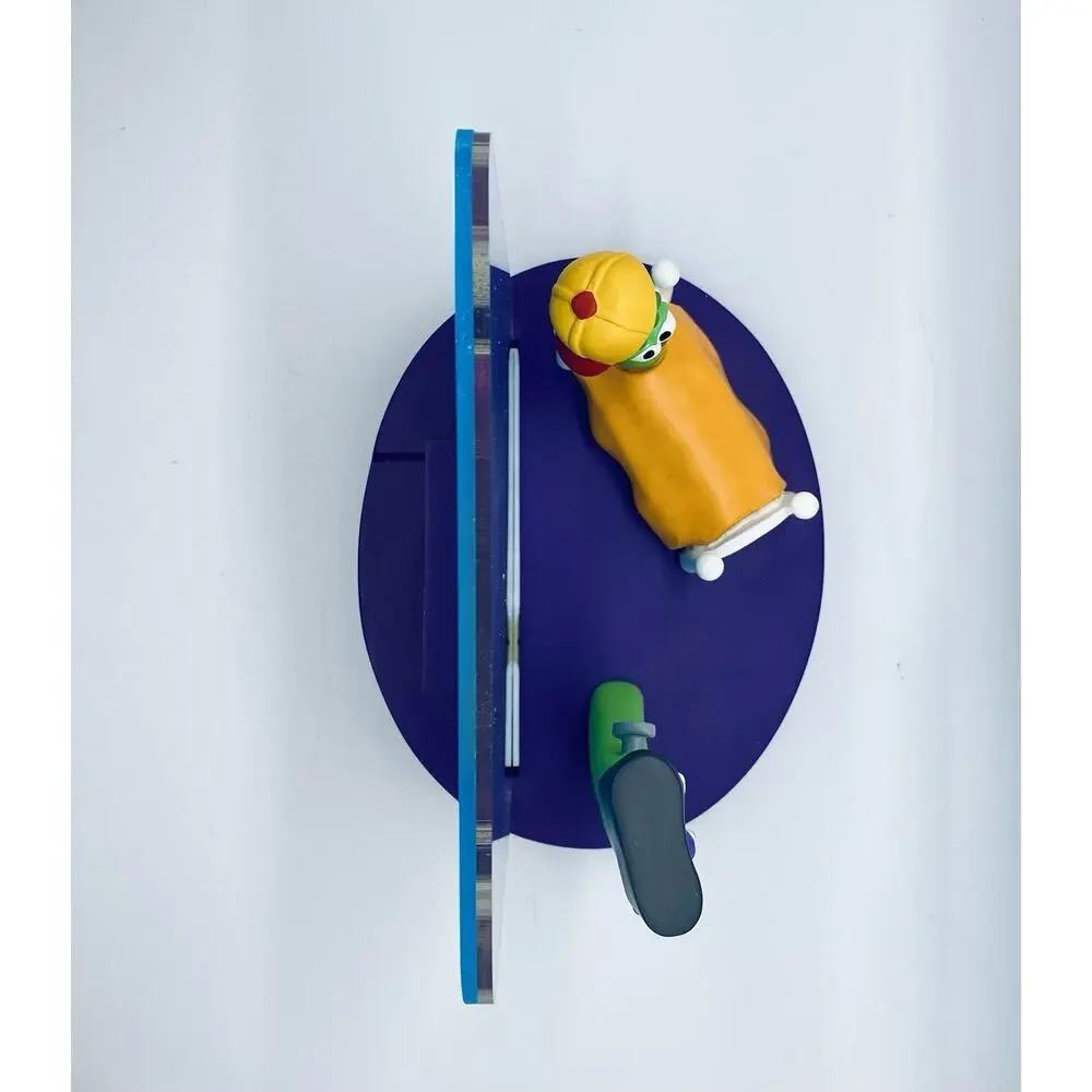Vintage 1999 Veggie Tales Hallmark God Is Bigger Than The Boogeyman Figurine New